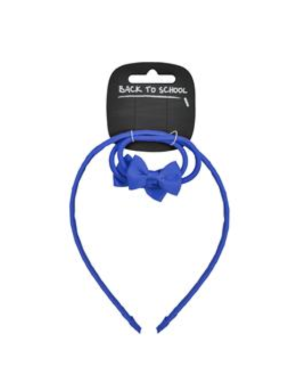 Bow Alice Band - Royal Blue